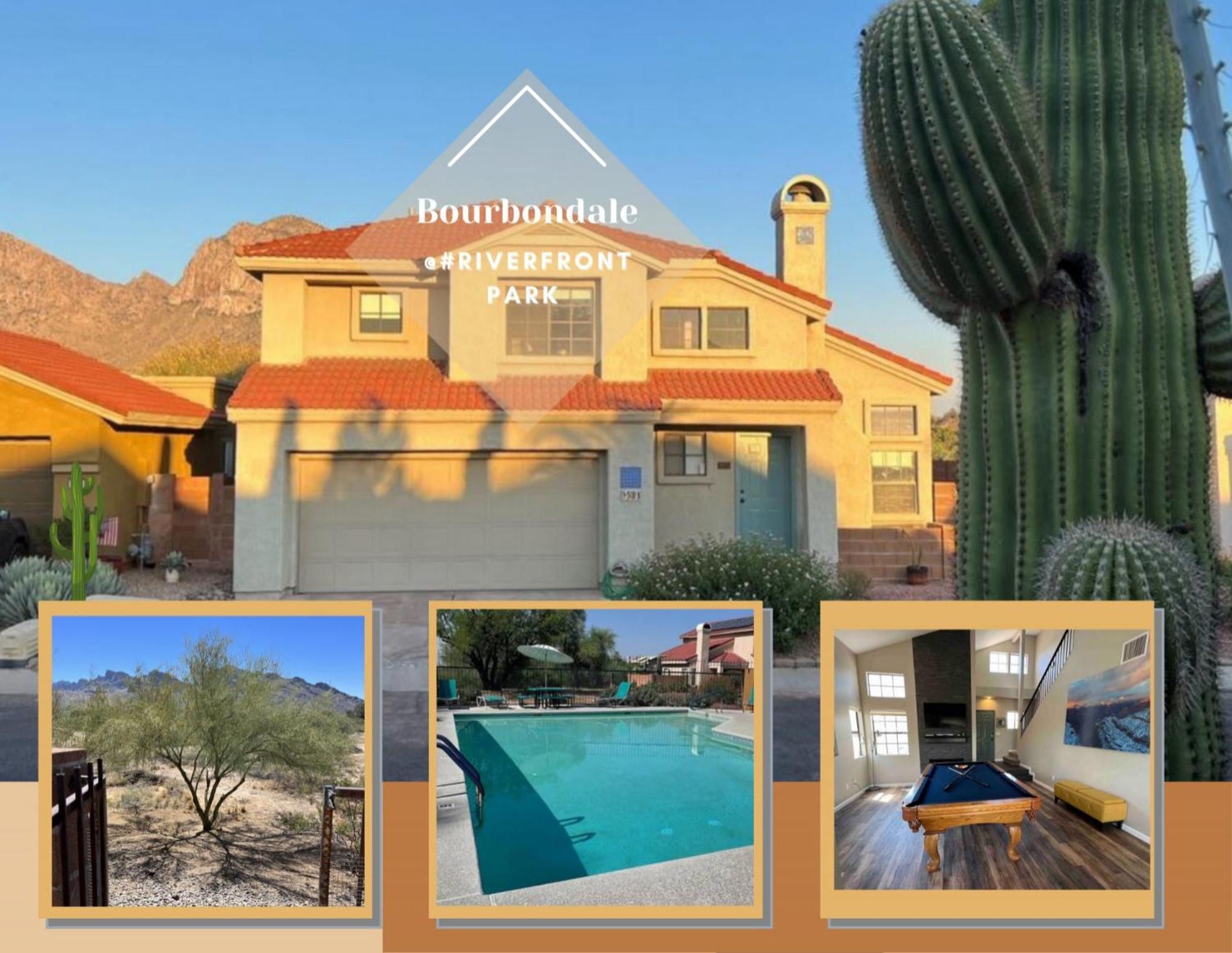 טוסון Private Home - Billiards, Mountain Views, Private Desert Access, Hoa Pool & Spa, Bbq, At Lambert Park - Bourbondale מראה חיצוני תמונה